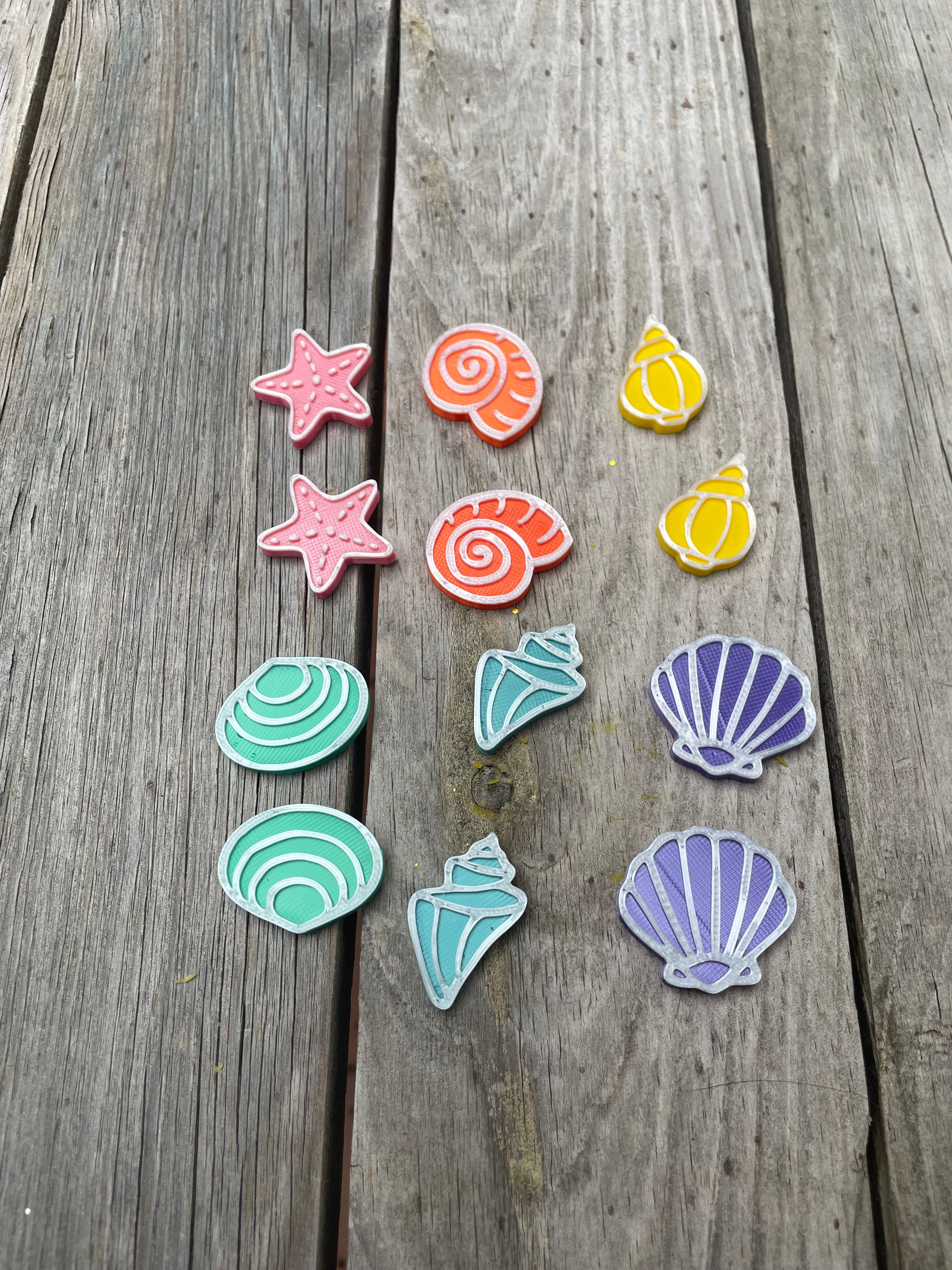 Ocean Counters (shells & coins)