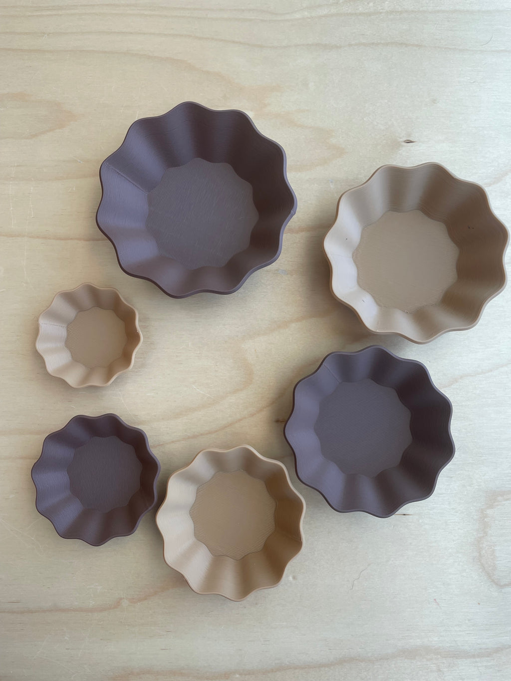 Nestled Bowls - Classic Rainbow & Neutrals