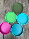 Scallop Round Trays