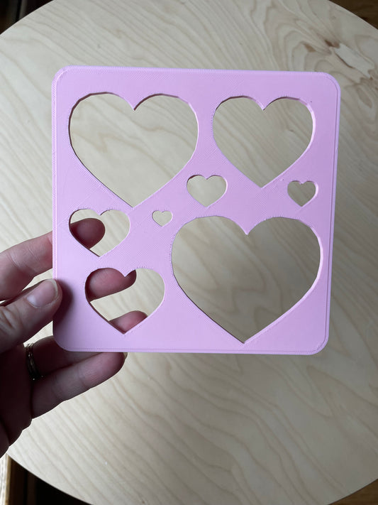 *Simple Heart Stencil