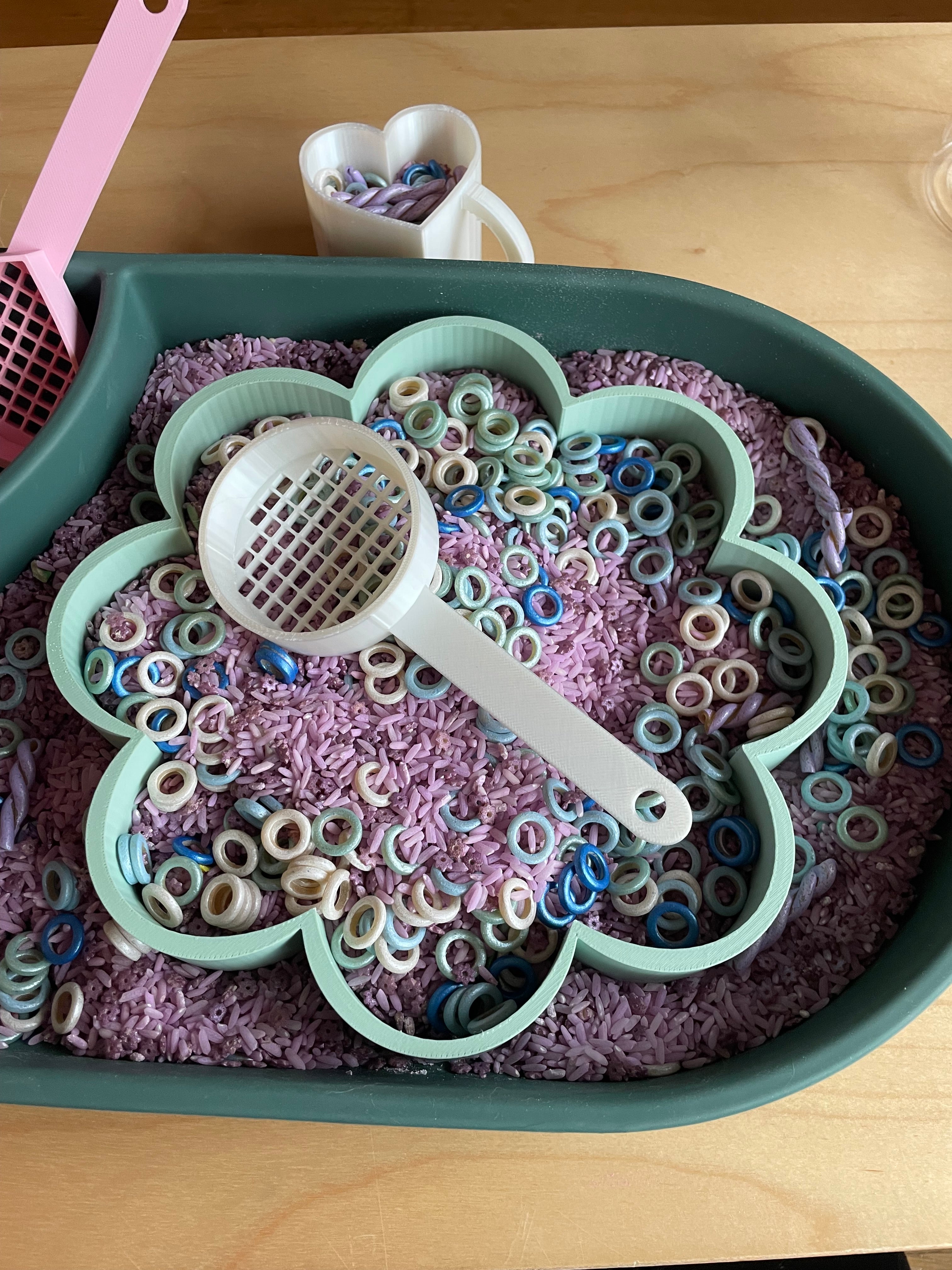 Flower Scallop Trays