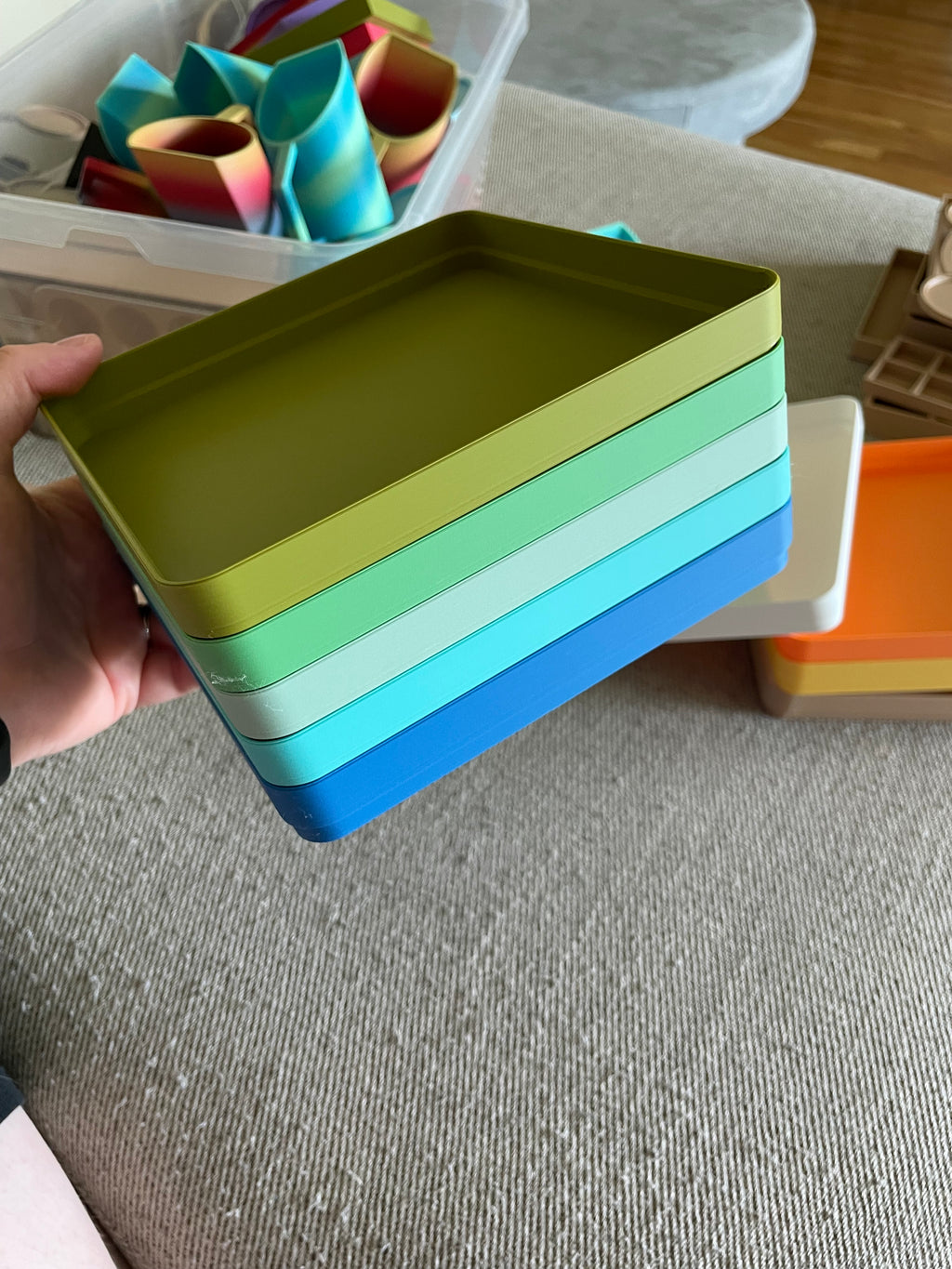 Stacking Trays