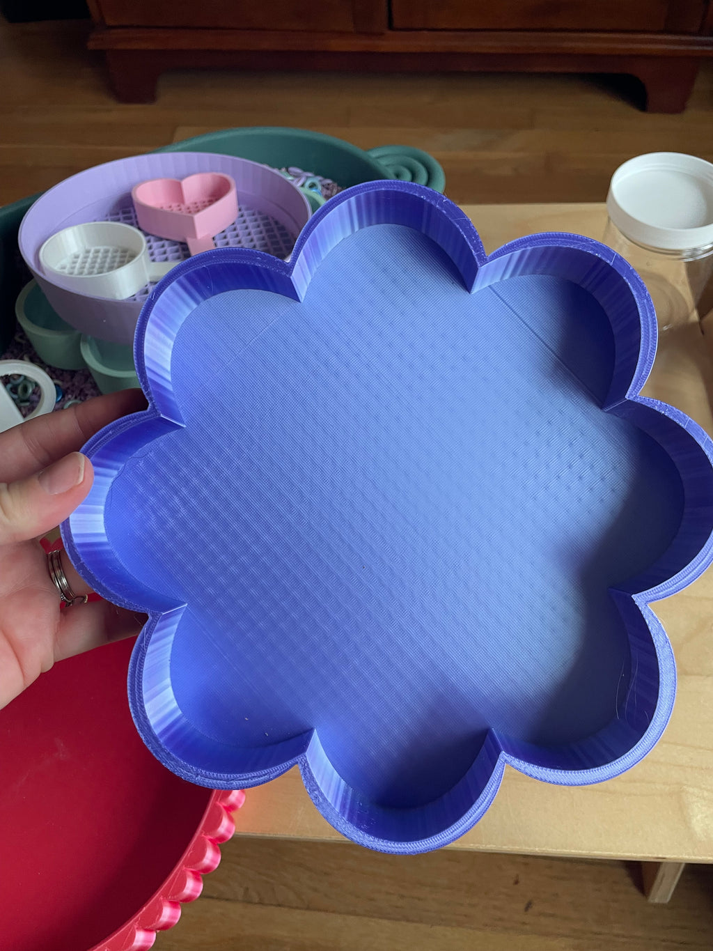 Flower Scallop Trays