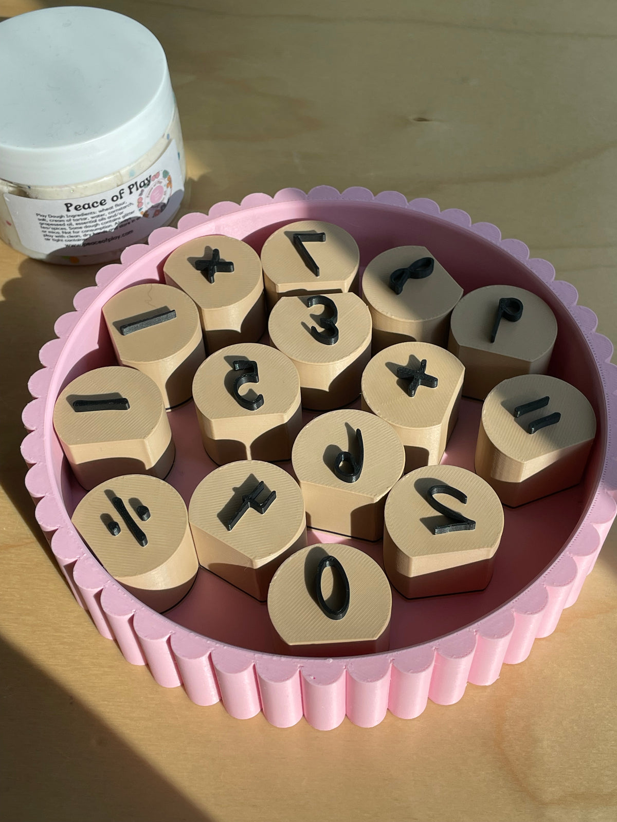 Numerals Dough Stampers