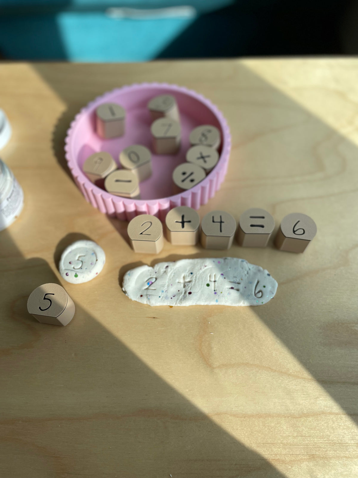 Numerals Dough Stampers