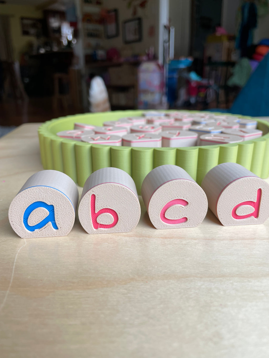 Alphabet Dough Stampers - PRINT
