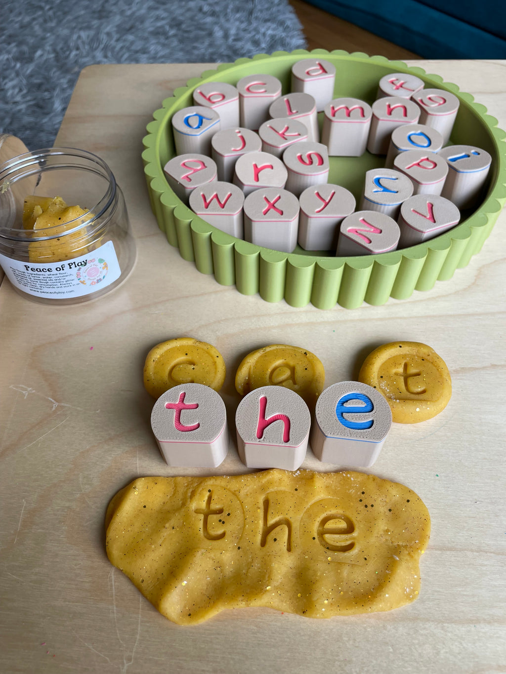 Alphabet Dough Stampers - PRINT